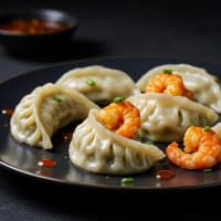 Prawns Steam Momos